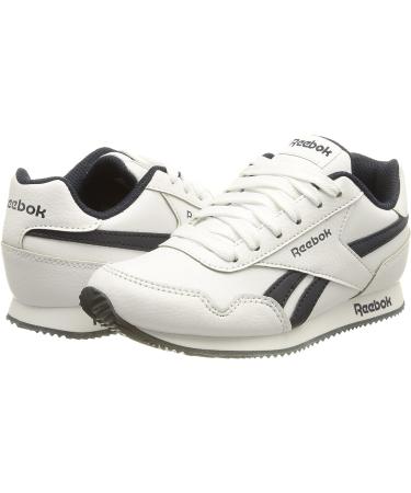 Reebok Boy's Royal Classic Jogger 3 Sneakers - White/Collegiate Navy - Size 4.5 UK - Buy Online on GoSupps.com