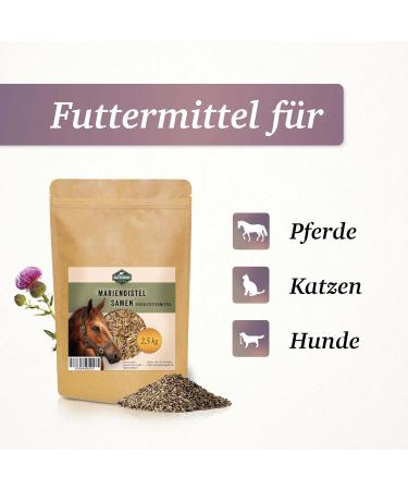 Martenbrown Maria Thistula Seeds 2.5 kg for Horses Dogs & Cats - 100% Natural & Additive-Free Pet Nutrition - Buy Online on GoSupps.com