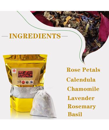 Organic Yoni Steam Herbs 6.7oz - Cleansing & Tightening V Steam Kit for Women | 100% Organic Vaginal Steaming Herbs with Filter Bag | Yoni Tea for Rejuvenation - Buy Online on GoSupps.com