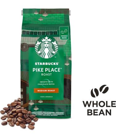 Starbucks Pike Place Medium Roast Coffee Beans 450g bag (Pack of 4) & Espresso Roast Dark Roast Whole Bean Coffee 200 g (Pack of 6) - Buy Online on GoSupps.com