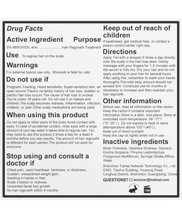 5% Minoxidil Hair Regrowth Treatment - Thicker Fuller Hair for Men & Women | 60ML/2OZ - International Shipping Available - Buy Online on GoSupps.com