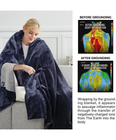 Grounding Ceiling Equipment for Better Sleep | Conductive Silver & Soft Flannel | Large Size 140x200 cm | Pain Relief Solution - Buy Online on GoSupps.com