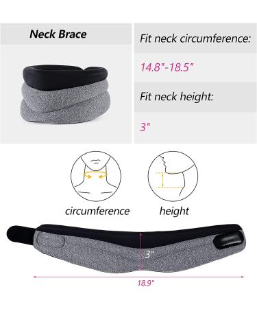 Soft Cervical Collar for Neck Pain Relief | Stabilizes & Aligns Vertebrae | Medium Size for Men & Women | Pack of 1 - Buy Online on GoSupps.com