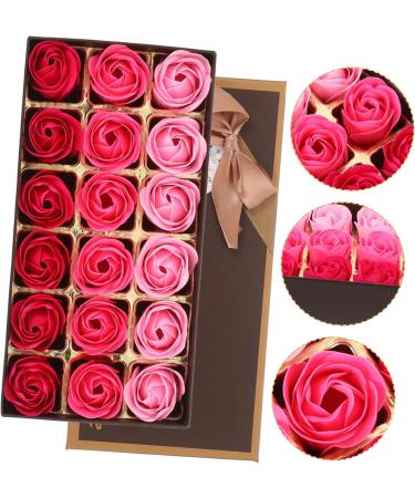 POPETPOP 3 Boxes Rose Soap Rose Petals Decorations Floral Decorations Wedding Decorations for Ceremony Bath Soap Rose Preserved Rose Scented Soap Rose Floral Soap Props - Buy Online on GoSupps.com