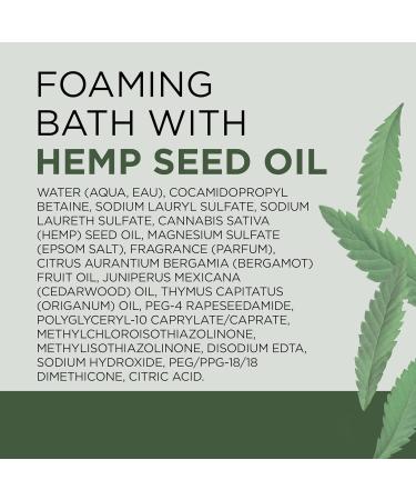 Dr Teal's Hemp Seed Oil Foaming Bath - Relax and Rejuvenate - Buy Online on GoSupps.com