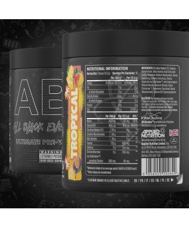 Applied Nutrition ABE Pre Workout Bundle: 375g Powder + 2.5LT Matt Black Jug | Tropical Flavor for Energy & Performance - Buy Online on GoSupps.com