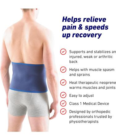 Neo-G Adjustable Lumbar Support Brace for Lower Back Pain Relief - Class 1 Medical Device - Buy Online on GoSupps.com