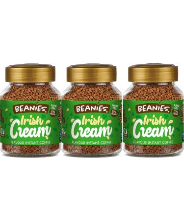 Beanies Irish Cream Flavour Instant Coffee 50g Value 3 Pack