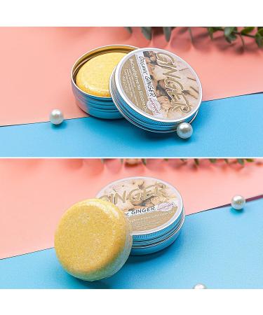 Organic Ginger Hair Shampoo Bar Ginger Shampoo Soap Nourishes and Controls Oil Hair for All Hair Types (B-3PCS) - Buy Online on GoSupps.com