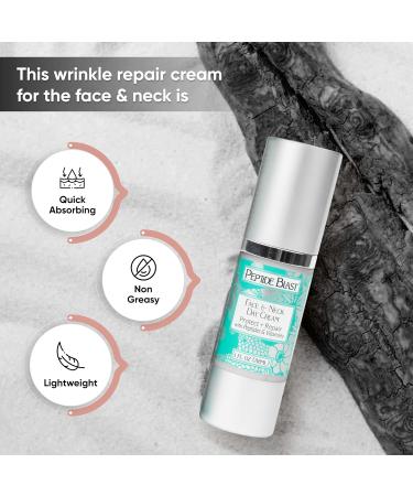 St. Croix Products: Peptide Blast DAY CREAM Packed with Collagen Peptides and Vitamins C & E For Face & Neck - 1oz. - Buy Online on GoSupps.com