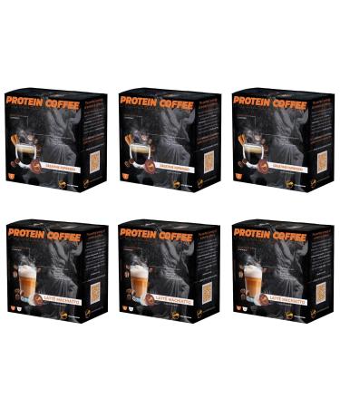 FROL Explorer Ltd Protein Macchiato (3x7) & Creatine Espresso (3x7) Pack Protein and Espresso Coffee Improving Performance for Workouts (6 Boxes)