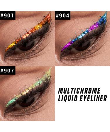 CHARMACY Chameleon Liquid Glitter Eyeliner Set - Waterproof, Highly Pigmented, Longwearing | MultiColor Shifting Metallic Eyeliner with Ultra-Fine Tip - Buy Online on GoSupps.com