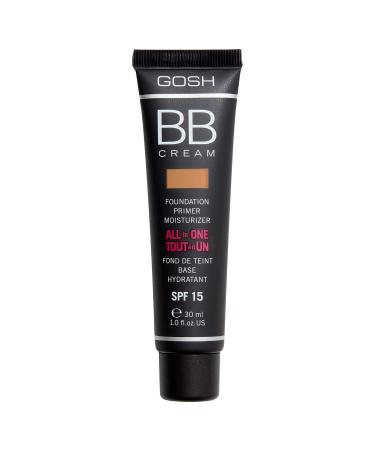 GOSH BB Cream 3-in-1: Primer Foundation & Moisturising Cream 30 ml I Make-Up for a Nourished Skin and Radiant Complexion I Cover of Impurities & Redness I Vegan & SPF 15 I 003 Warm Beige 30 ml (Pack of 1) 003 Warm Beige