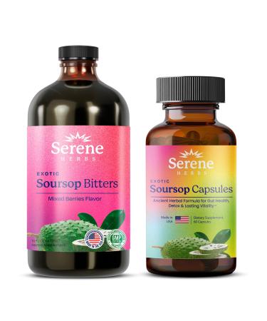 Sweet Support Stack Soursop Capsules + Mixed Berry Bitters