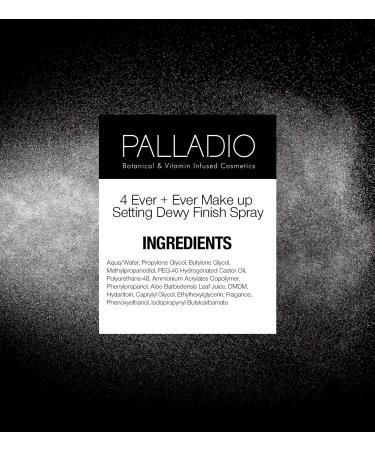 Palladio 4 Ever and Ever Make Up Setting Spray Longlasting Instantly Sets and Secures Makeup for All Day Wear (Dewy Finish) 100 ml - Buy Online on GoSupps.com