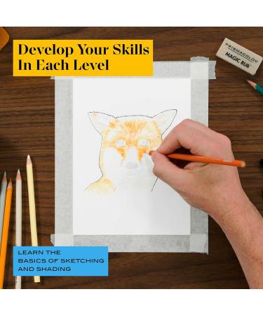 Prismacolor Technique Art Supplies Set with Digital Art Lessons - How to Draw Animals with Colored Graphite Pencils - Fox Drawing Lesson Included - 26 Count - Buy Online on GoSupps.com