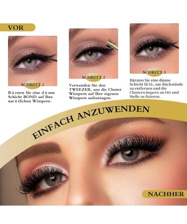 Buy QueWel Cluster Eyelashes Seal 5ml | Strong Hold DIY Eyelash Extensions | Personal Makeup Use | Overnight Seal for Long-Lasting Lashes - Buy Online on GoSupps.com