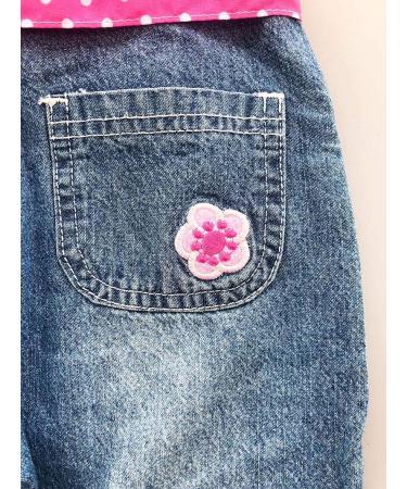 Peacolate Baby Girls Rose Overalls with Belt | Kids Pants 6-9 Months - Buy Online on GoSupps.com
