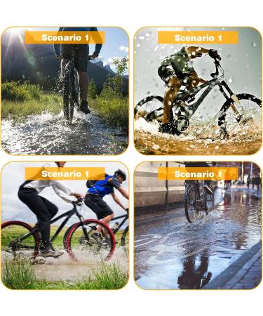 Waterproof Shoe Covers for Bike | Reusable Rain Protection with Reflector Strip - Men's & Women's Over Shoes - Buy Online on GoSupps.com