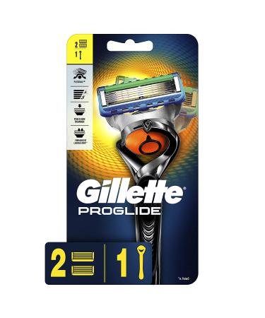 Gillette Fusion5 ProGlide Razor + 2 Cartridges - Smooth Shave Precision - Buy Online on GoSupps.com