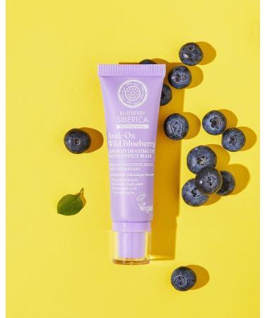 Natura Siberica Blueberry Anti-Ox Eye Mask - Super Moisturizing 30ml | Wild Blueberry Extract for Hydrated Skin - Buy Online on GoSupps.com