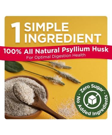 Konsyl Daily Psyllium Fiber Powder | 100% All-Natural Psyllium Husk for Gut & Digestive Health | No Sugar No Fillers 90 Servings (540g) 1.19 Pound (Pack of 1) Bag - Buy Online on GoSupps.com