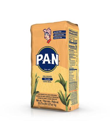 P.A.N. Yellow Corn Meal: Pre-cooked Gluten Free & Kosher Flour for Arepas - 2.2 lb Pack - Buy Online on GoSupps.com
