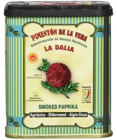 La Dalia Smoked Paprika Trio from Spain, Hot, Sweet & Bittersweet, 2.5 Ounce (Pack of 3)