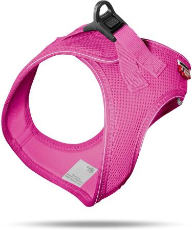 Classic Vest Harness Air Mesh - Curli D-Ring Buckle in Fuchsia XS | Ideal for Comfortable Pet Travel - Shop Internationally! - Buy Online on GoSupps.com