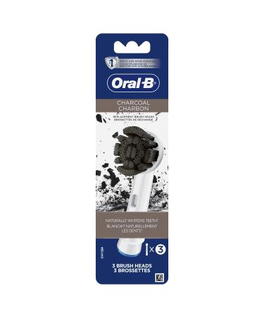 Oral-B Charcoal Electric Toothbrush Replacement Brush Heads Refill  3 Count 3 Count (Pack of 1) - Buy Online on GoSupps.com