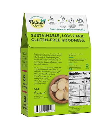 Natural Heaven Hearts of Palm Creamy Mash | 7g Carbs | Keto, Paleo, Vegan | Gluten-Free | Vacuum Packed - 12oz - Buy Online on GoSupps.com
