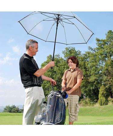 BAGAIL Golf Umbrella 62 Inch - Large Double Canopy Vented, Automatic Open Stick Umbrella for Men and Women - Clear Design - Buy Online on GoSupps.com