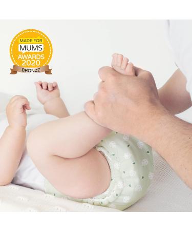Bambino Mio Reusable Baby Moisture - Eco-Friendly Chemical-Free Double-Sided Washable 10-Pack | Sustainable Baby Care - Buy Online on GoSupps.com