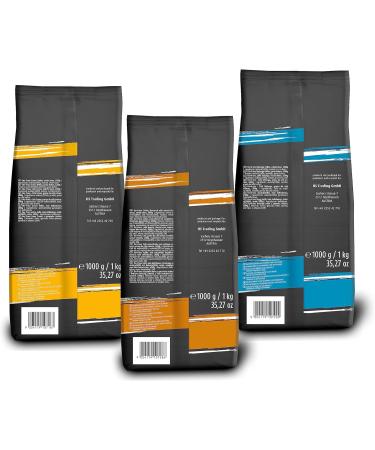 Der-Franz TOP 3 Coffee Bundle - Crema Melange Hazelnut whole bean 3 x 1000g - Buy Online on GoSupps.com
