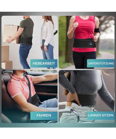 MODVEL Back Brace Lumbar Support for Lower Back - Comfort & Relief for Men & Women (MV-119-XXL) | International Shipping Available - Buy Online on GoSupps.com