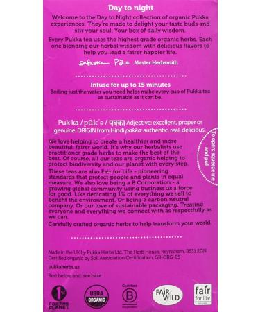 PUKKA Organic Day to Night Collection - 1.14 OZ | Herbal Wellness Tea - Buy Online on GoSupps.com