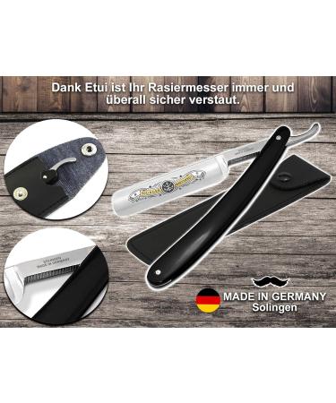 Professional Solingen Razor - German-Made with Etching & Storage Case | International Shipping Available - Buy Online on GoSupps.com
