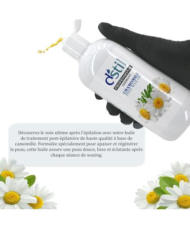 Dstil Chamomile Oil 500ml Post-Depilatory Care Oil Removes Wax Residue Body Care Waxing Hair Removal - Buy Online on GoSupps.com