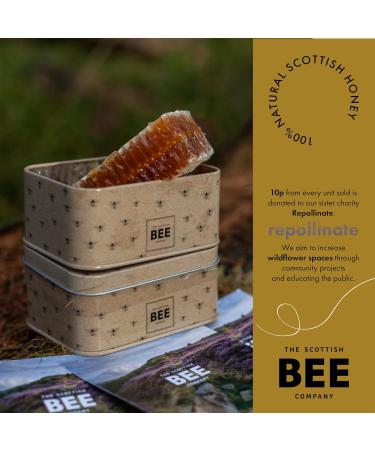 Scottish Heather Honeycomb 200g - Raw & Natural from The Scottish Bee Company - Buy Online on GoSupps.com