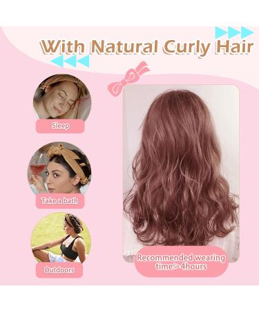 Heatless Curly Winder - Overnight Curling Band & Slipproof Hairpin for Medium to Long Hair | No Heat DIY Curler Gold - Buy Online on GoSupps.com