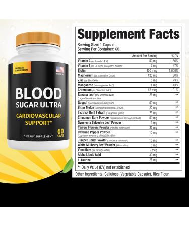 SLS Blood Sugar Ultra - Natural Support for Immune & Heart Health | Salt Lake Supplements - Buy Online on GoSupps.com