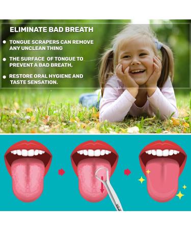 GTEX Tongue Scraper - Medical Grade 100% Stainless Steel Metal Tongue Cleaner for Adults and Kids - Remedy for Bad Breath Great for Oral Care - Y Shape 1 Y-shaped - Buy Online on GoSupps.com