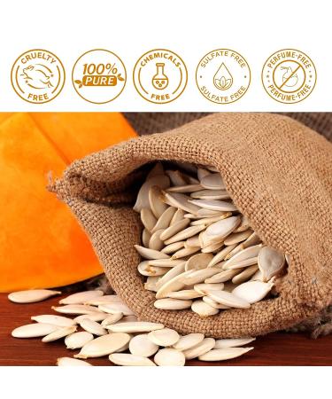 Pumpkin Seed Oil Duo: Hair Growth, Skin Care, Nail Nourishment, Scalp Relief, Blood Circulation, Moisturizer, Lash Serum - 2 Bottles - Buy Online on GoSupps.com