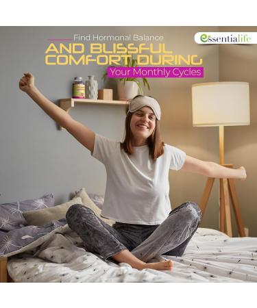 Happy Flow Strawberry Chewable PMS Gummies | Hormone Balance Chasteberry Supplement with Dong Quai & Vitamin B6 | Period Relief for Women (60 Count) - Buy Online on GoSupps.com