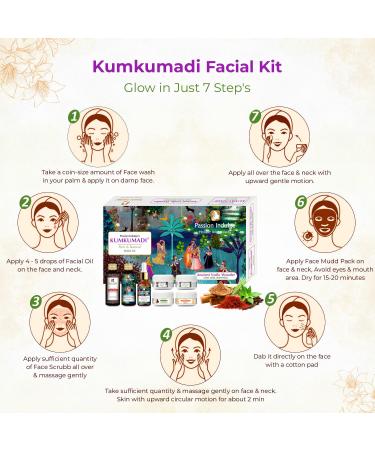 Kumkumadi Pure and Natural 7 Star Facial Kit Kumkumadi Facial Kit - Buy Online on GoSupps.com