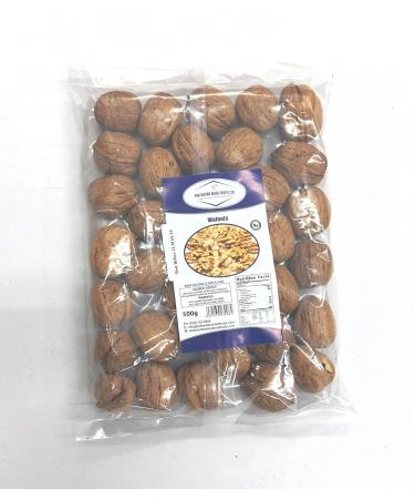 Walnuts in their Shell Whole Raw Nuts 500g - Premium Whole Walnuts in their Shell 500g - Buy Online on GoSupps.com