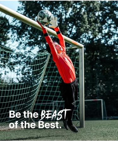 T1tan Children Goalkeeper Gloves with Finger Protection | Red Beast Junior 3.0 | Football Gloves for Future Stars | Various Sizes & Colors - Buy Online on GoSupps.com