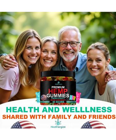 Hemp Gummies Sleep Edibles for Peace and Relaxation-High Potency Pure Extra Strength Hemp Oil-Made in USA - Buy Online on GoSupps.com