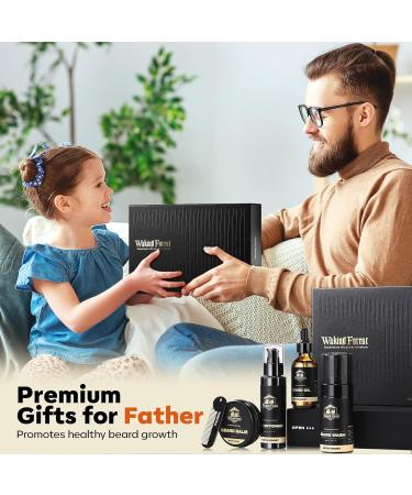 Waking Forest Beard Growth Kit | Luxury Beard Care for Men - Oil Wash Conditioner Balm & Comb - Buy Online on GoSupps.com