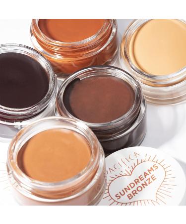 Pacifica Beauty Sun Dreams Matte Cream Bronzer + Contour - Sandy Kiss | High Pigment | Long-Lasting Face + Body Makeup | Lightweight Blendable Formula | Vegan & Talc-Free - Buy Online on GoSupps.com